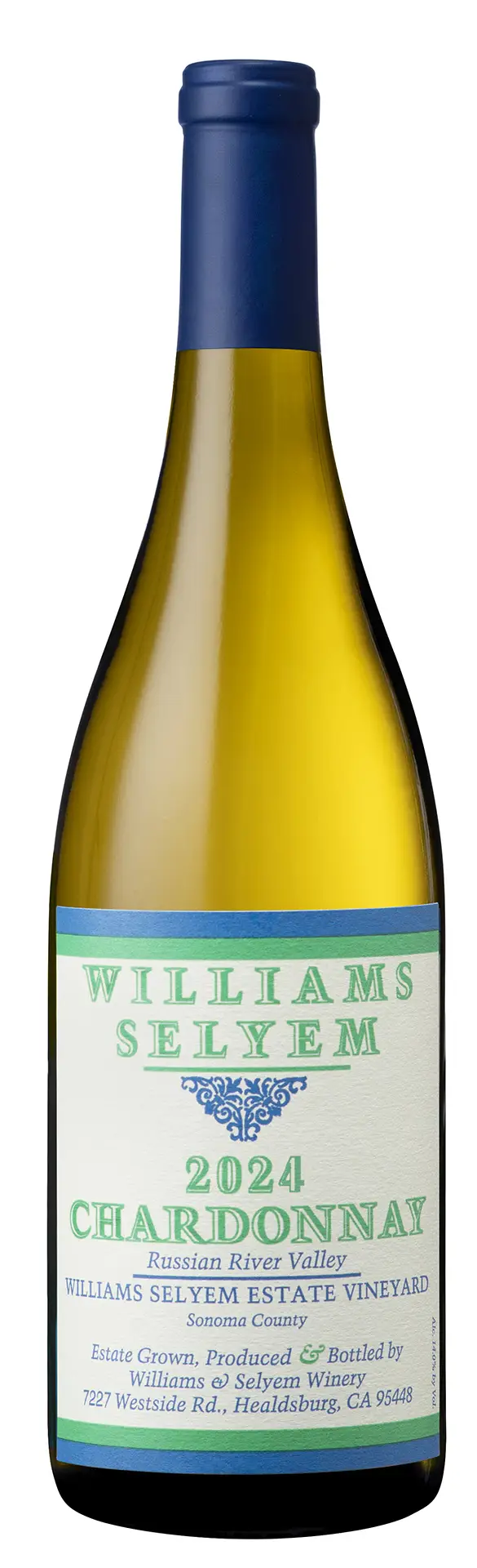 Bottle image of 2024 Williams Selyem Estate Vineyard Chardonnay
