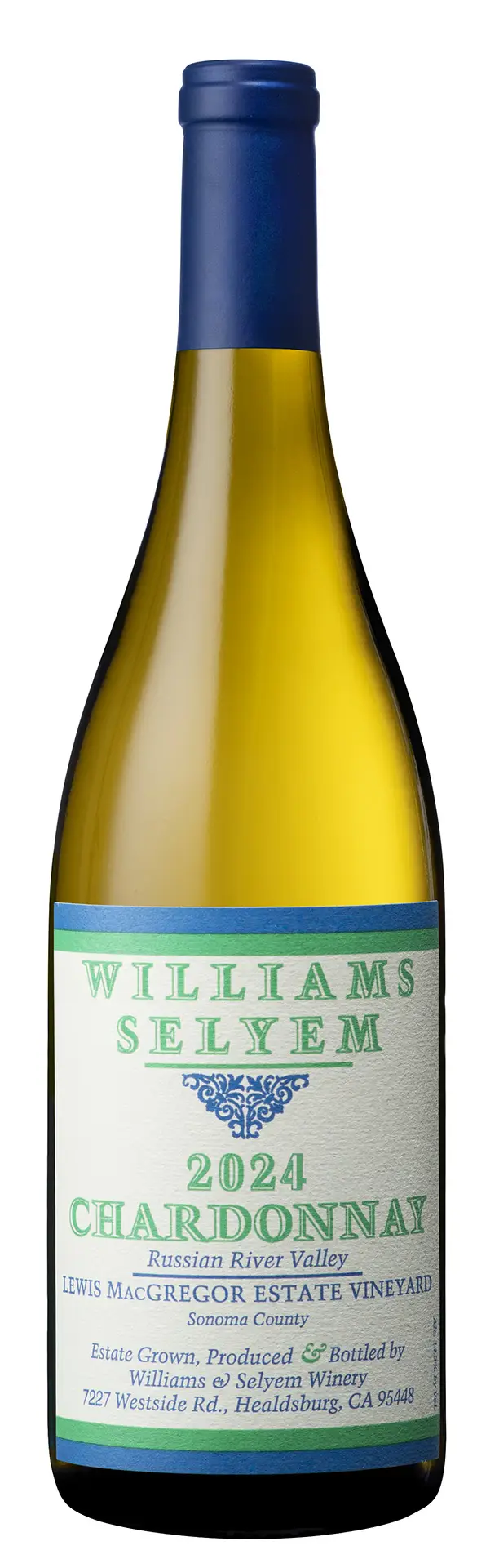 Bottle image of Williams Selyem 2024 Lewis MacGregor Estate Vineyard Chardonnay