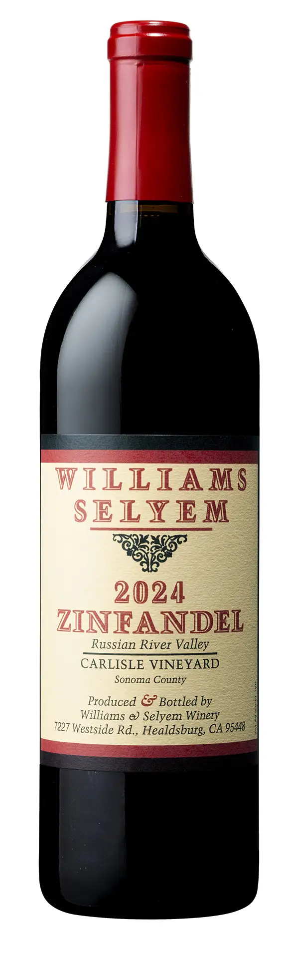 Bottle image of Williams Selyem 2024 Carlisle Vineyard Zinfandel